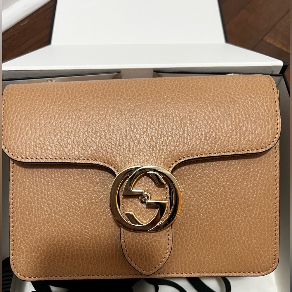 Never used !! Gucci Dollar Interlocking Shoulder Bag